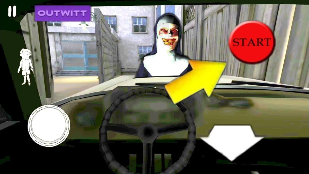 Driving Evil Nun's Car??Evil Nun Outwitt mod Version 1.2.3