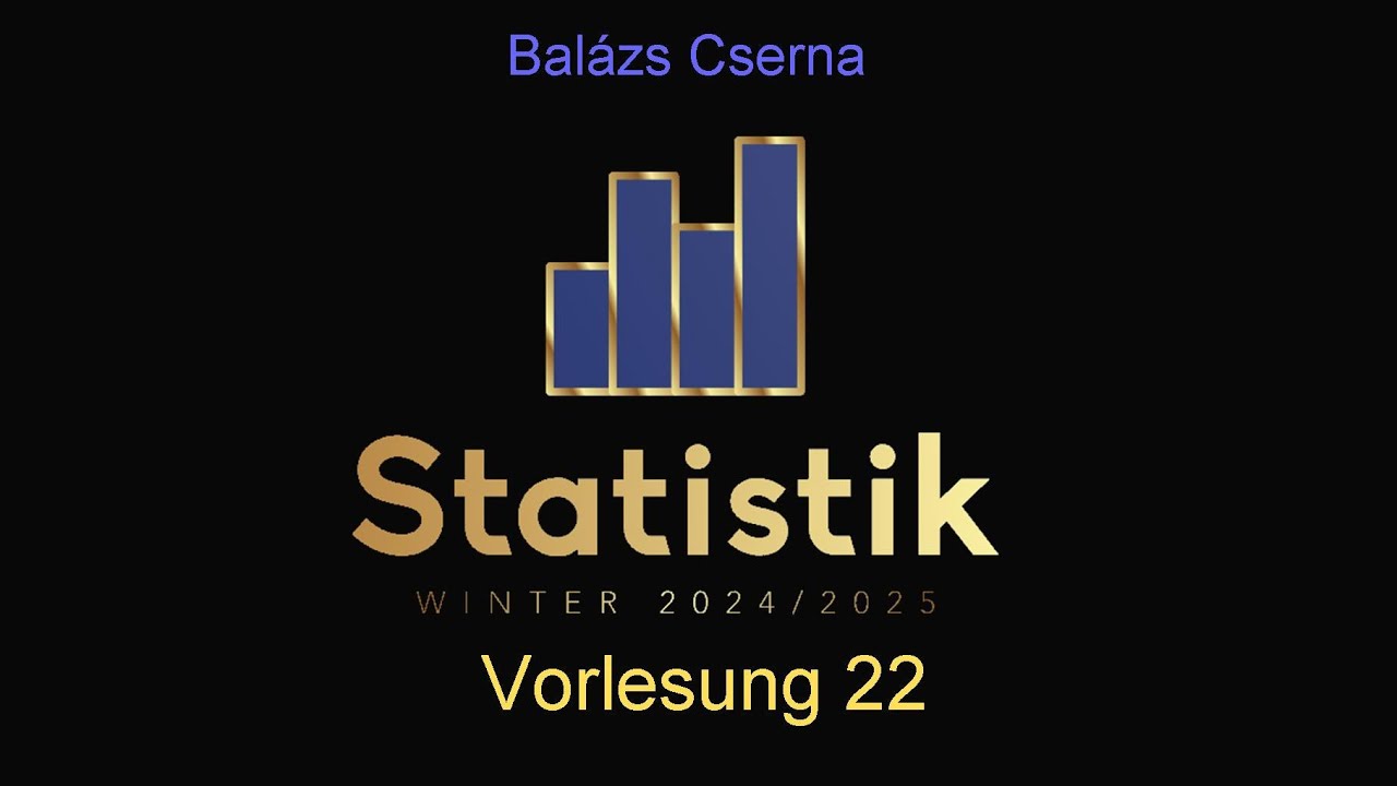 22. Konfidenzintervalle und Hypothesentests (Einführung) | Vorlesung zu Statistik