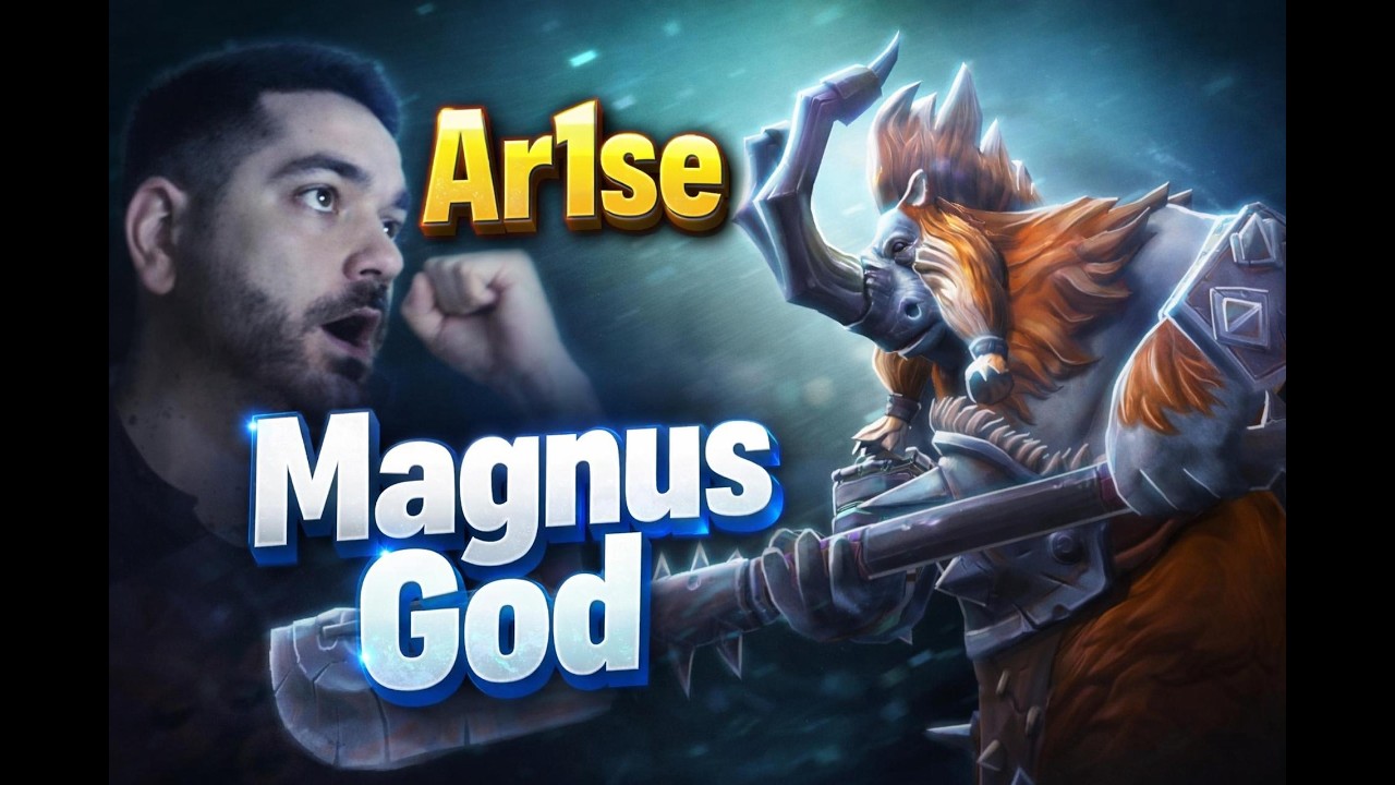 Ar1se Best Magnus Hard Games Big Plays Dota 2 Highlights !!