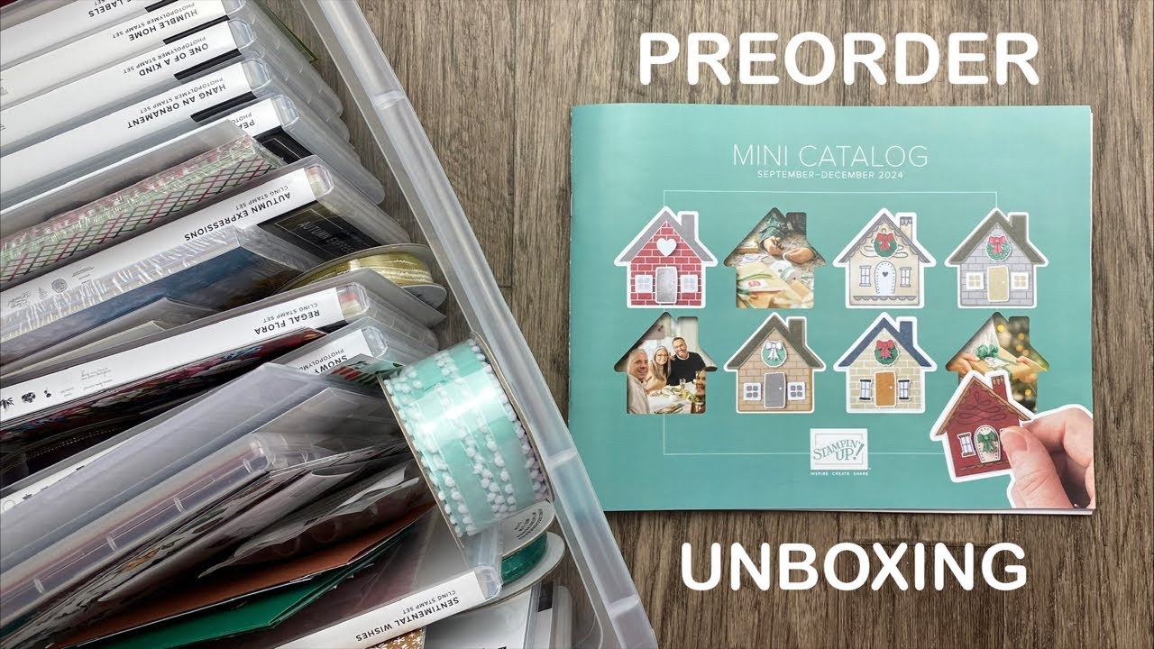👀 Stampin' Up! Sept-Dec 2024 Mini Catalog UNBOXING  ~ Thursday Night Stamp Therapy