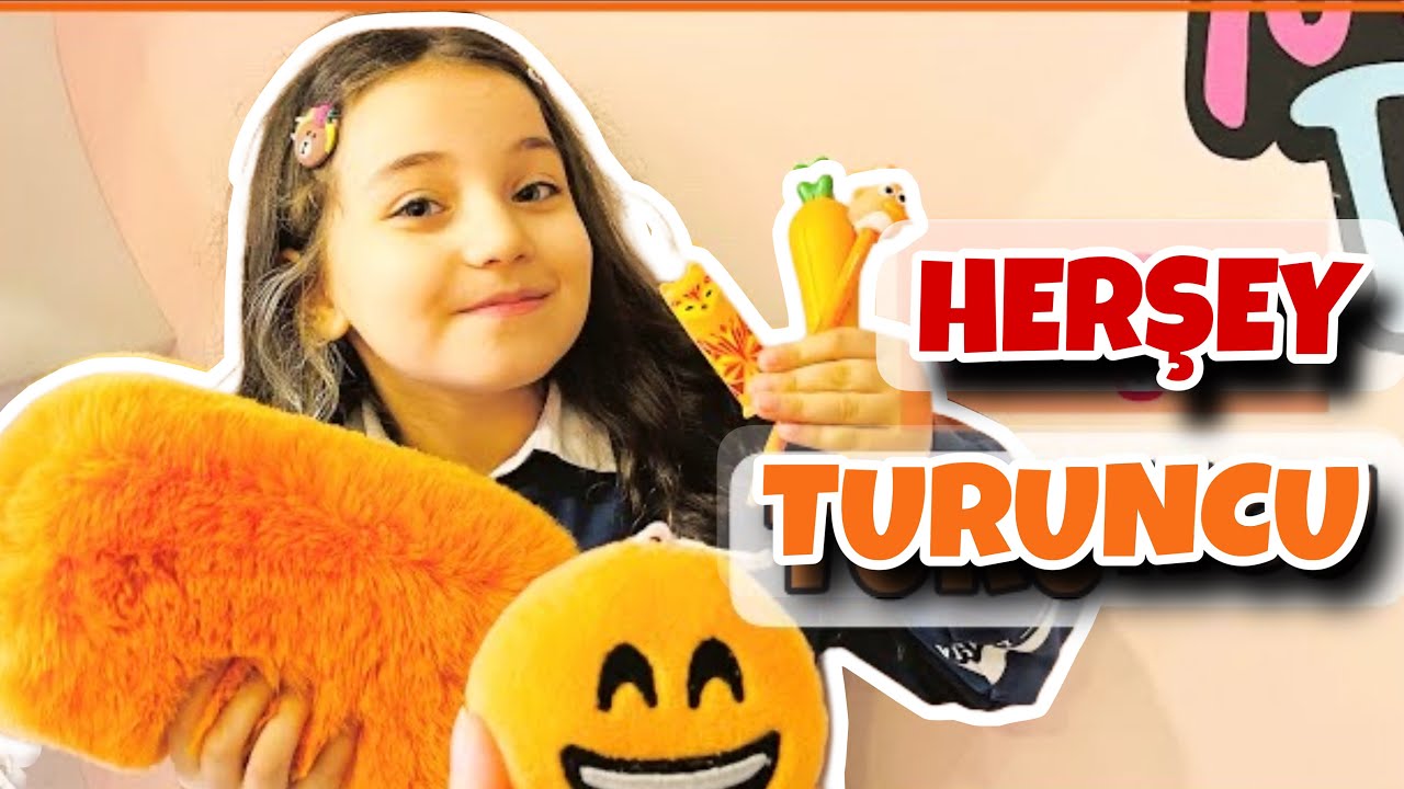 TEK RENK KIRTASİYE TURUNCU | HERŞEY TURUNCU | DERİNLE