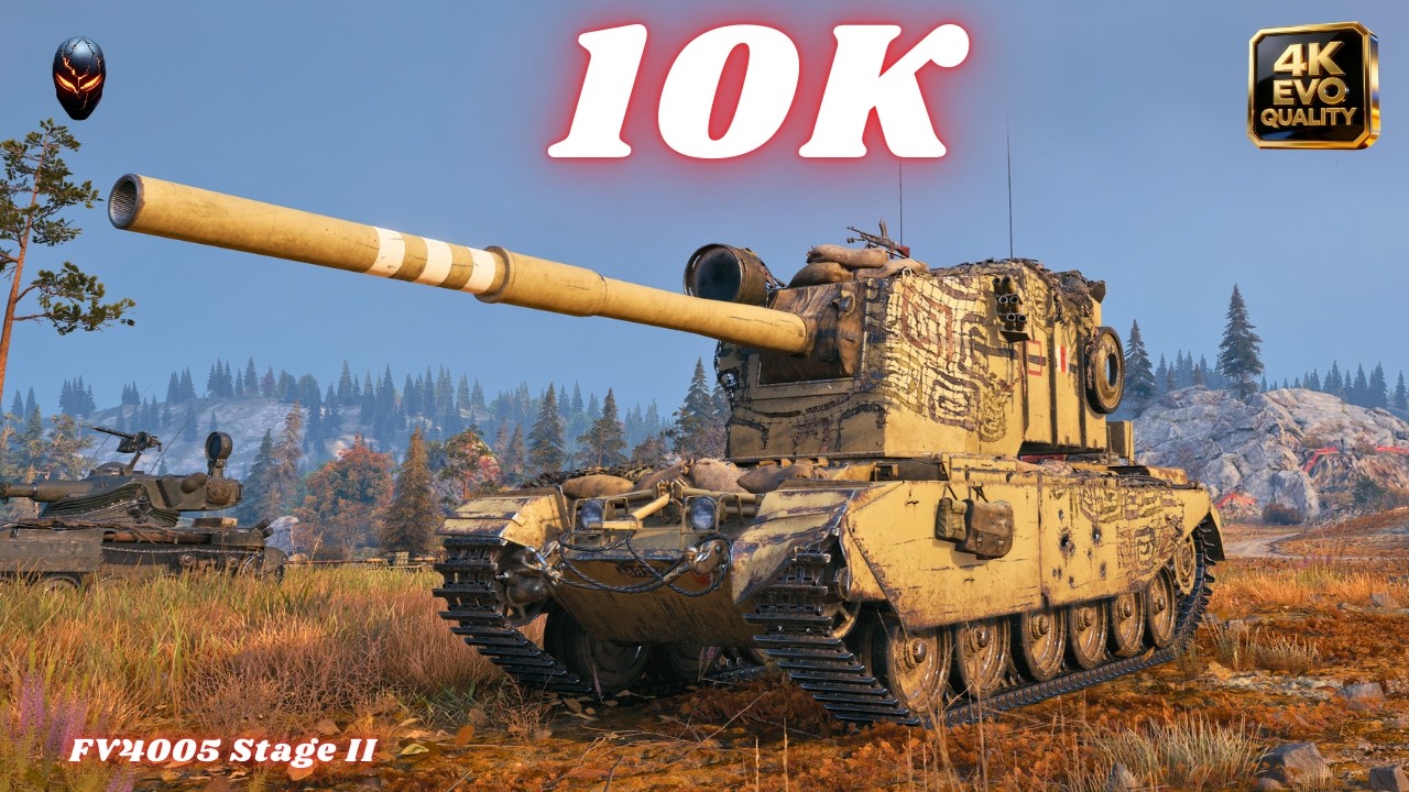 FV4005 Stage II 10K Damage 6 Kills & 11.9K Damage 11 Kills World of Tanks #wot