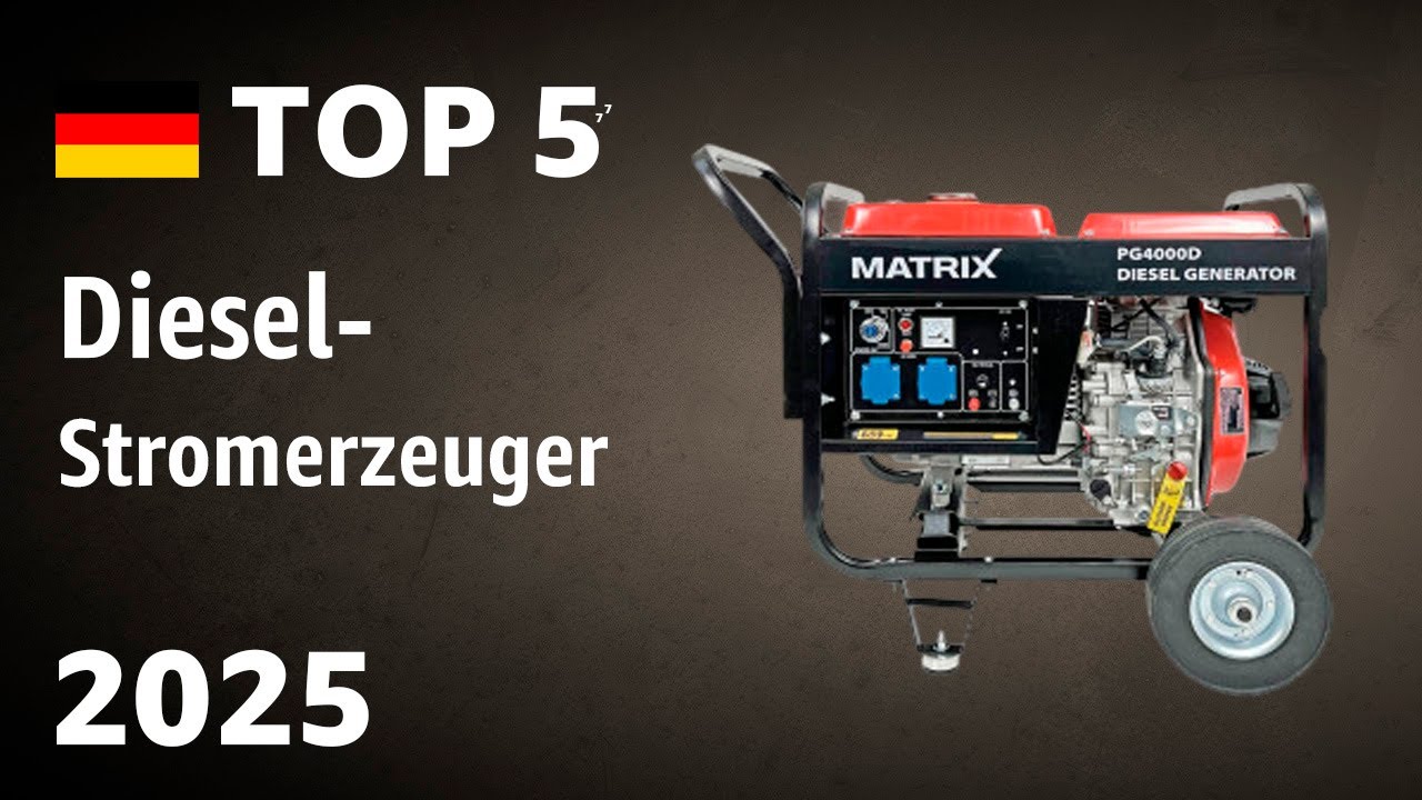 TOP—5. Beste Diesel-Stromerzeuger. Test & Vergleich 2025