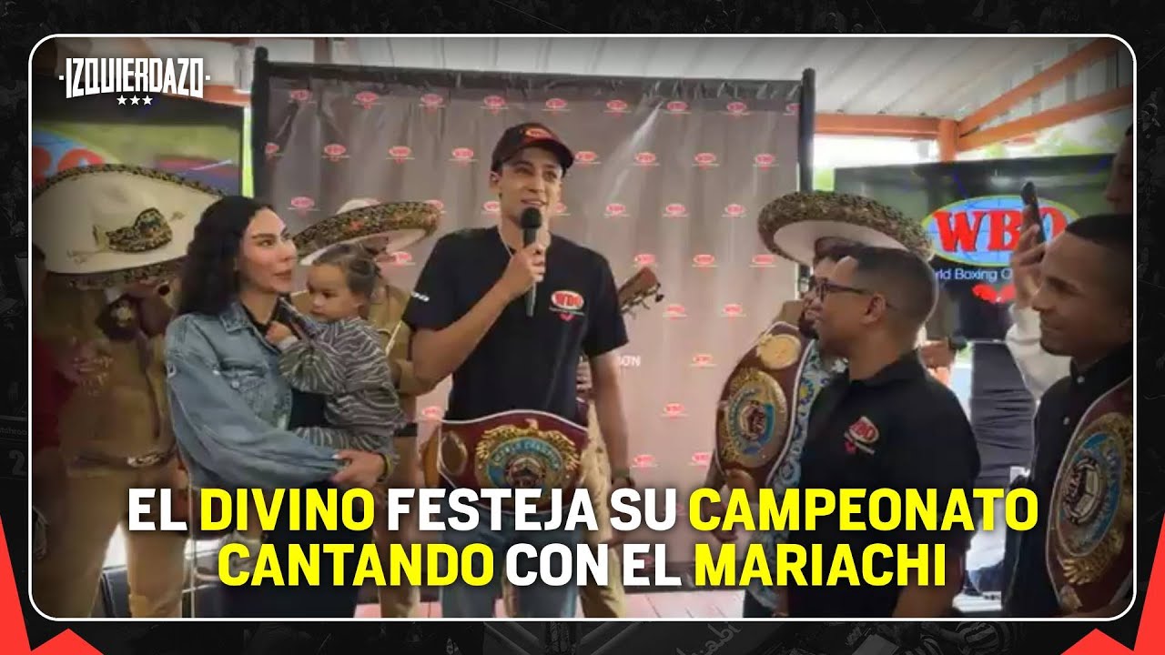 ¡CON TODO Y MARIACHI!: El DIVINO ESPINOZA sorprende con su gran voz
