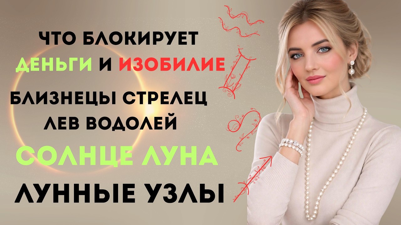 БЛИЗНЕЦЫ | СТРЕЛЕЦ | ЛЕВ | ВОДОЛЕЙ | ЧТО БЛОКИРУЕТ ДЕНЬГИ, УСПЕХ и УДАЧУ?