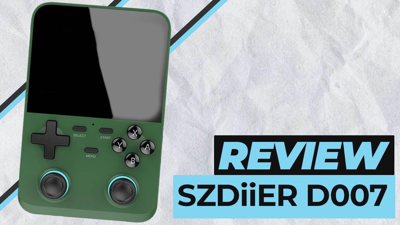 SZDiiER D007 Retro Gaming Handheld Review - Is the Powkiddy RGB20S Clone the new budget king?!