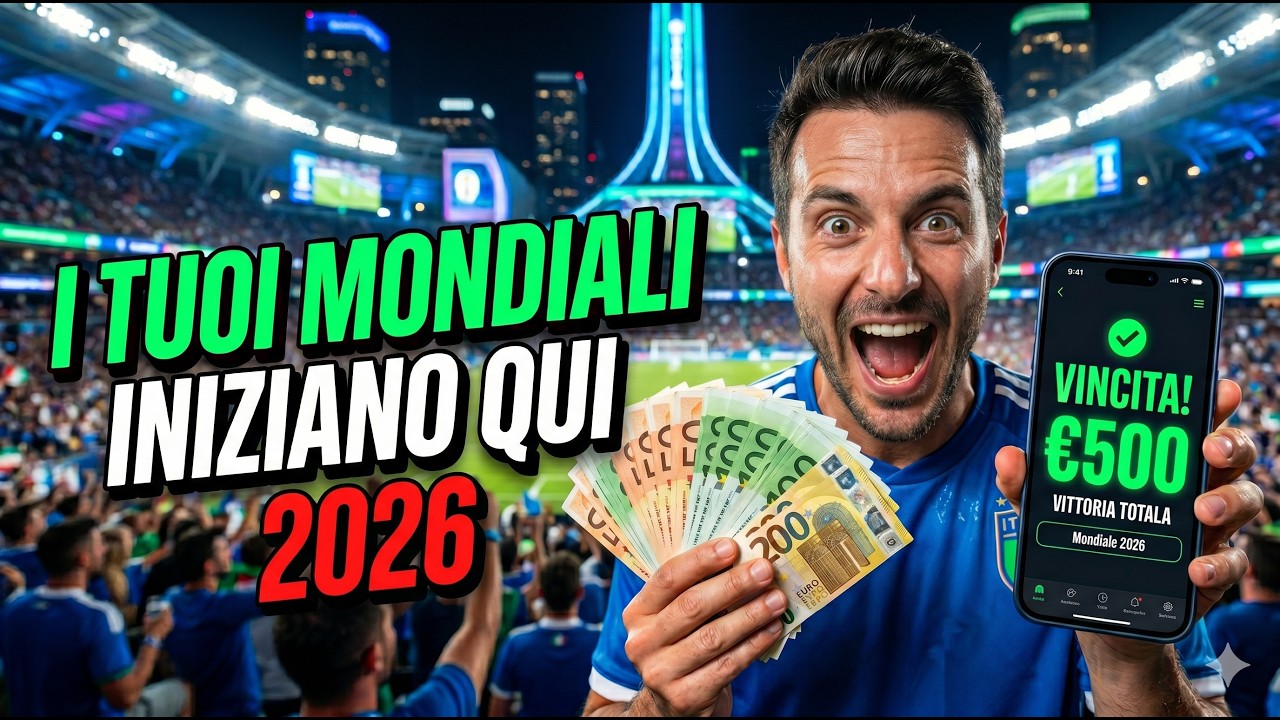 GUIDA SCOMMESSE MONDIALI 2026: Come Iniziare da Zero (In 5 Minuti)