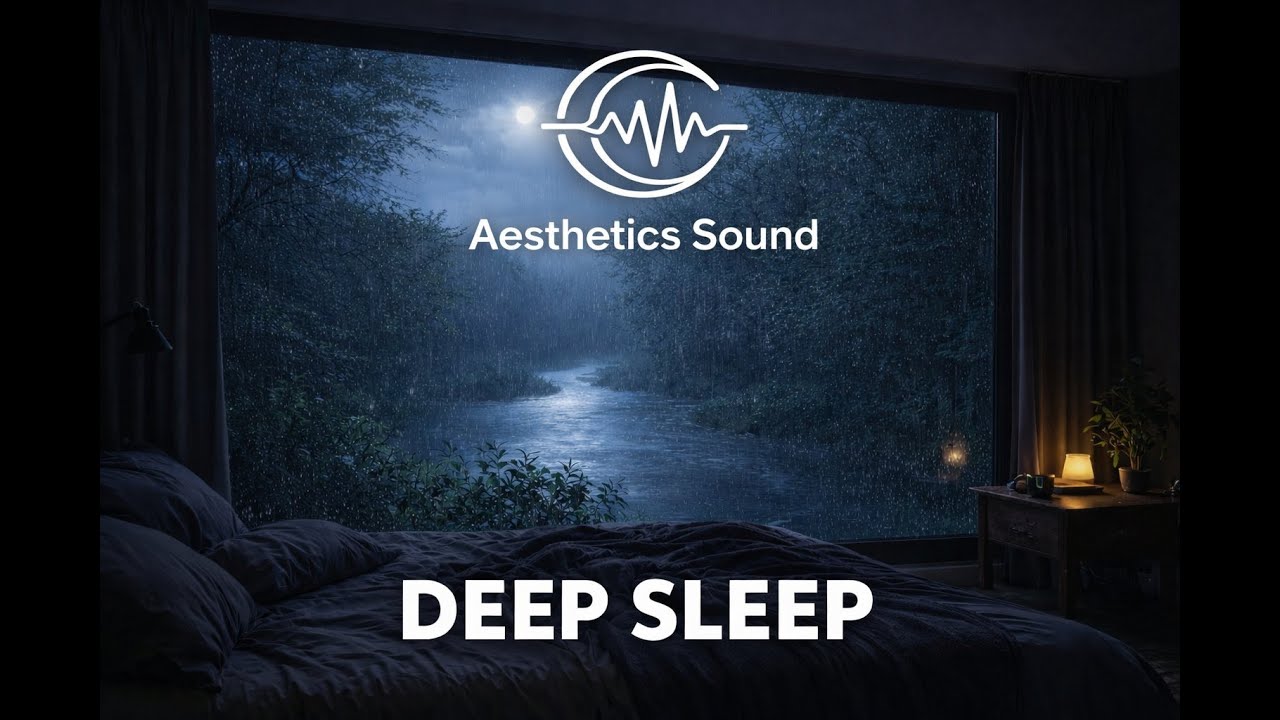 (No Ads)Rain Sound 8 Hours of Relaxing, Sleep Music –Stress Release Peaceful Sleep Fall Asleep Fast