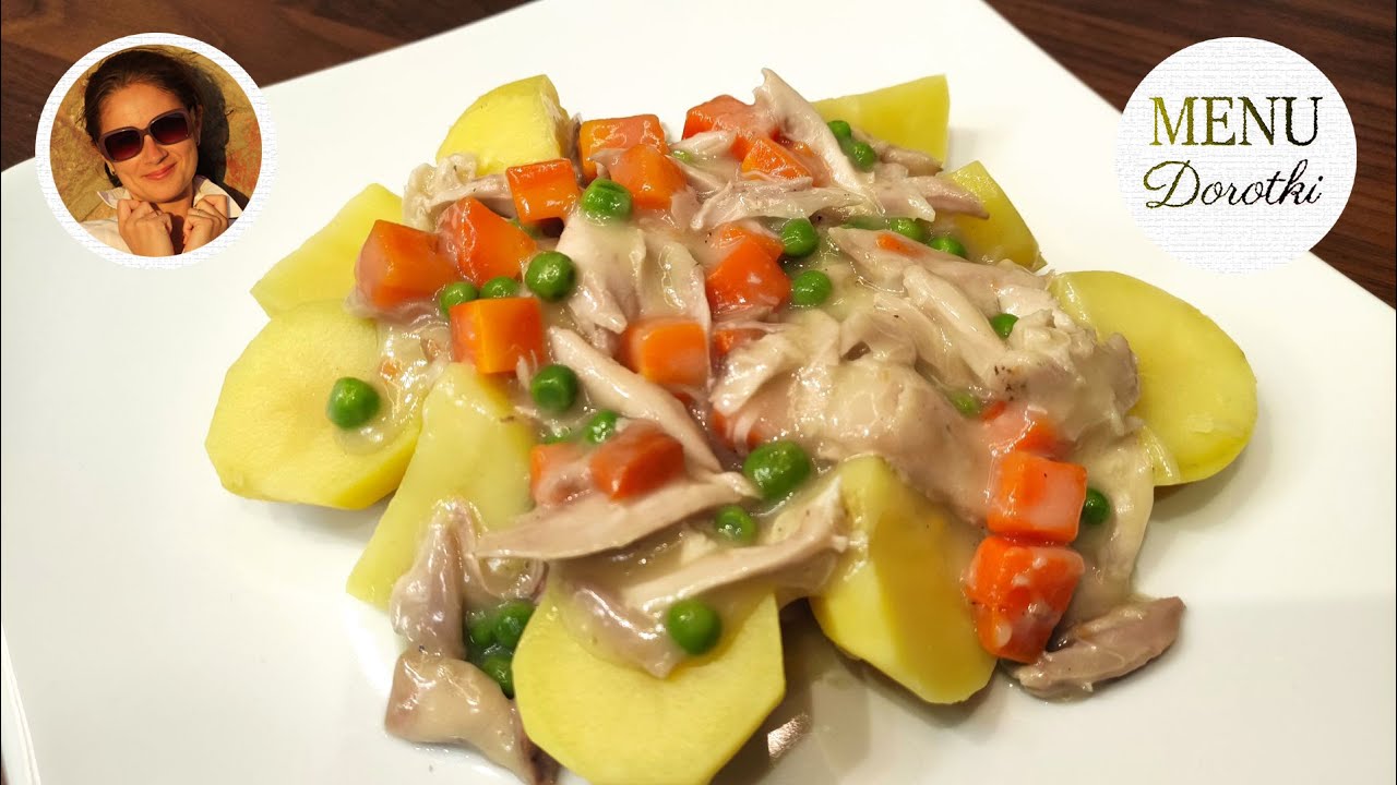 Potrawka z kurczaka jak za dawnych lat. Przepis na tani i pożywny obiad z kurczakiem. MENU Dorotki