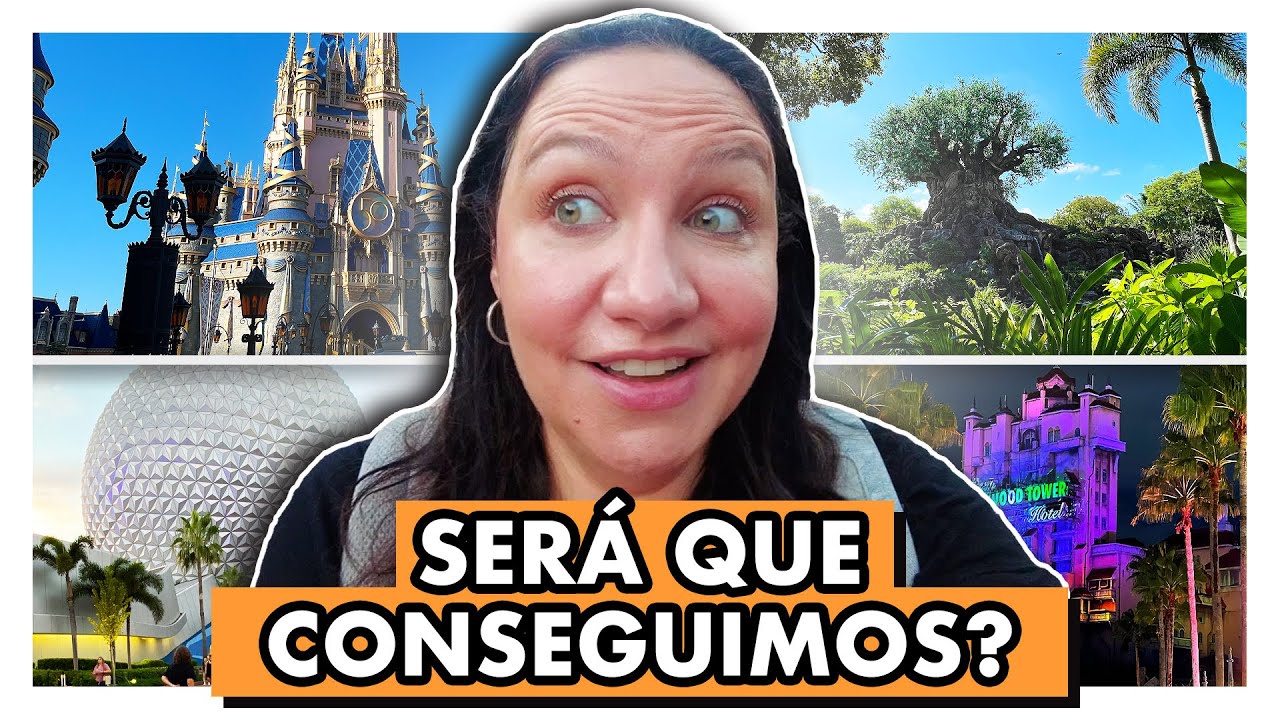 DESAFIO: TODAS AS MONTANHAS-RUSSAS DOS 4 PARQUES DA DISNEY EM 1 DIA!