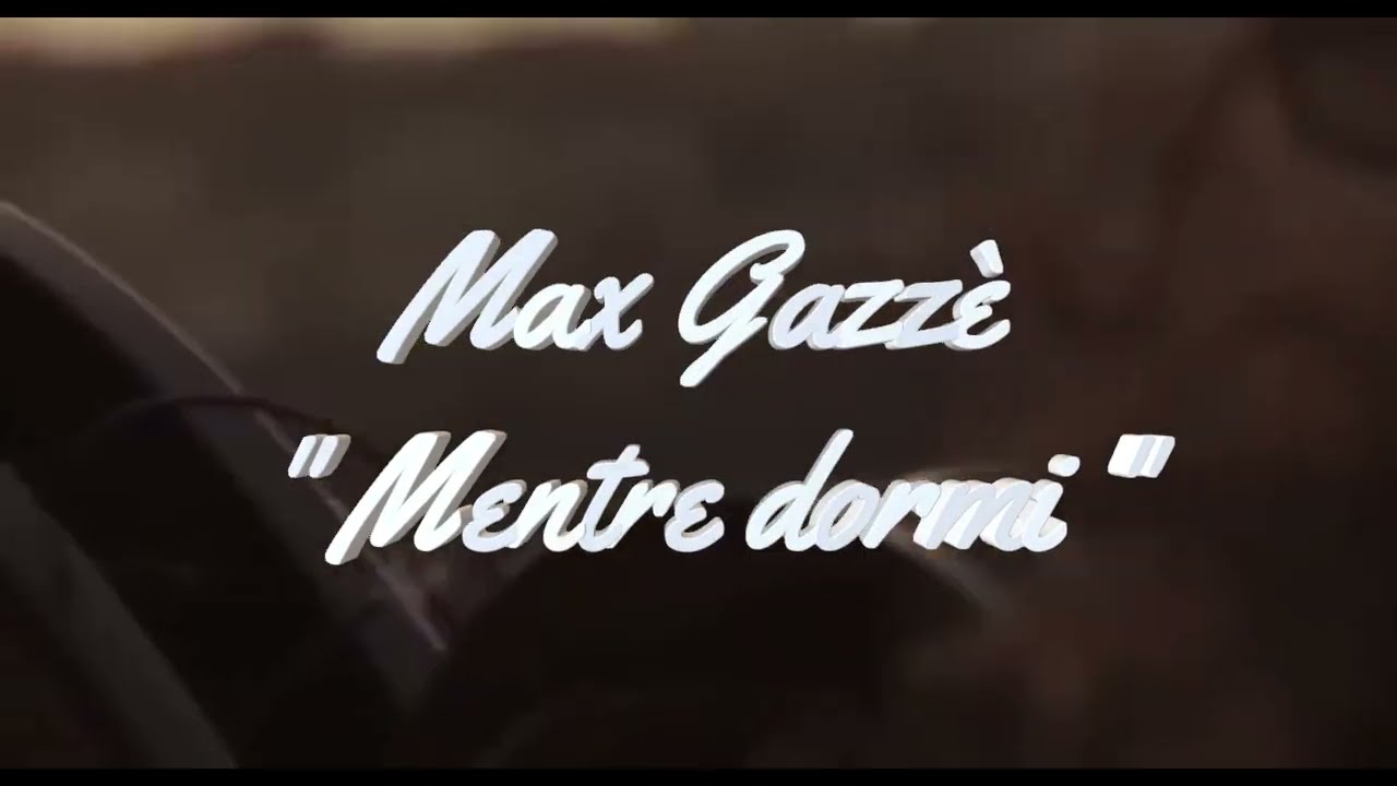 Max Gazzè - Mentre dormi