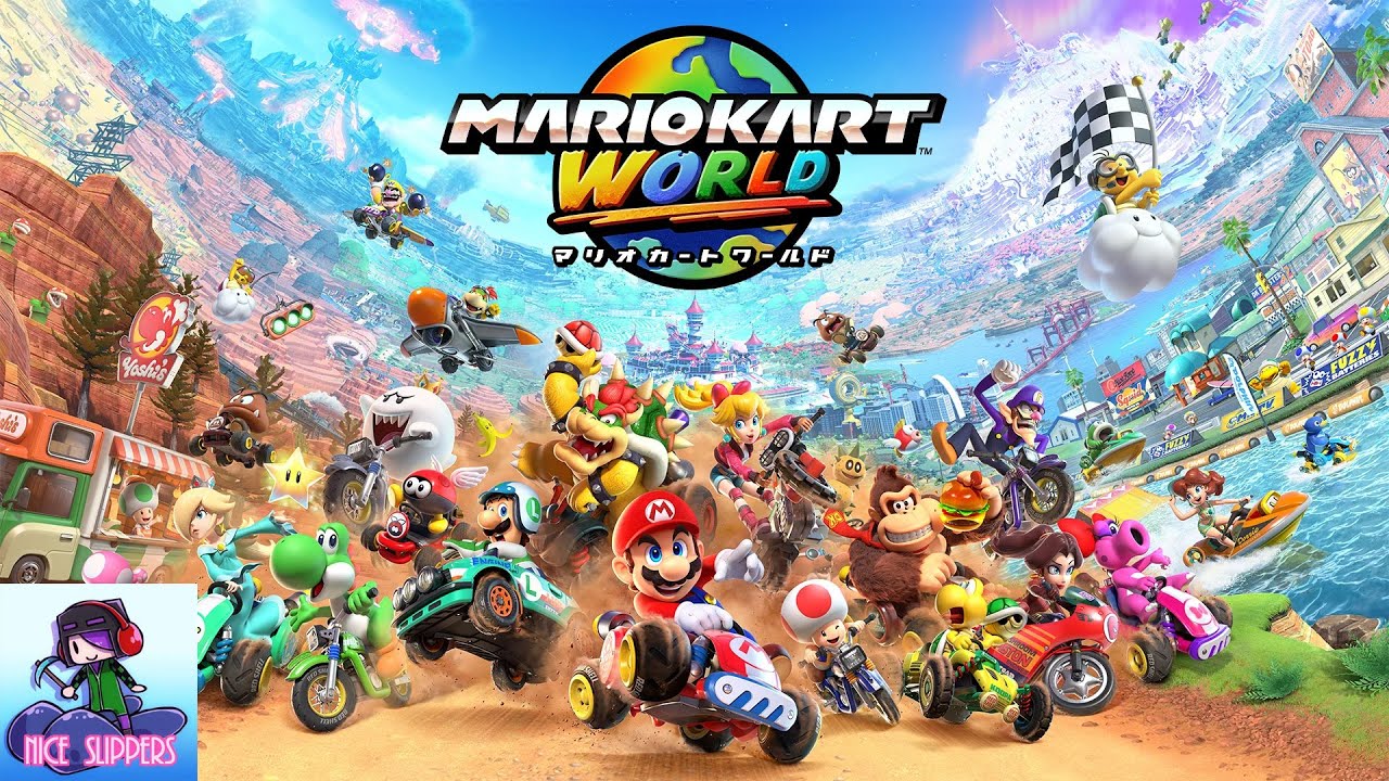 くたくたおじさんたちのマリオカート【マリオカートワールド/えふ村爆走部】