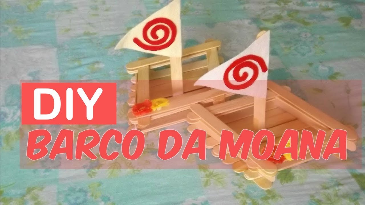 Como fazer o barco da Moana | Semana Diy | Paty Gocalita