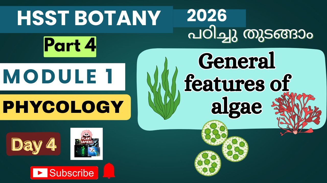 General Characters&nbsp;of Algae Explained | HSST Botany