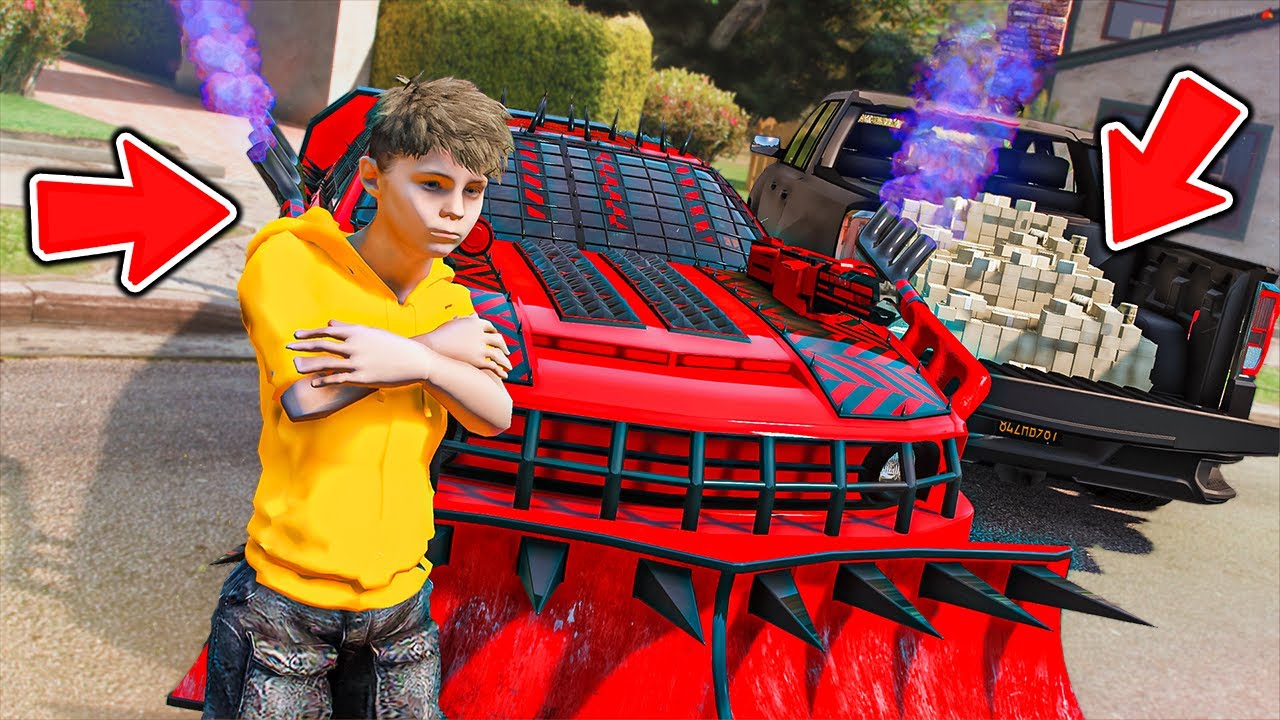 GTA V #2 ( الولد النصاب ) : سيارتي المدمرة الجديدة