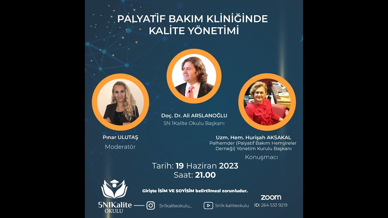 PALYATİF BAKIM KLİNİĞİNDE KALİTE YÖNETİMİ