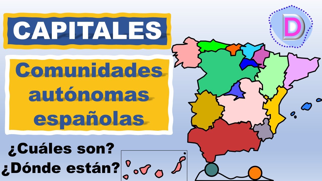 🌎 CAPITALES de las COMUNIDADES AUTÓNOMAS de ESPAÑA ¿Cuáles son? ¿Dónde están? || TEST de GEOGRAFÍA