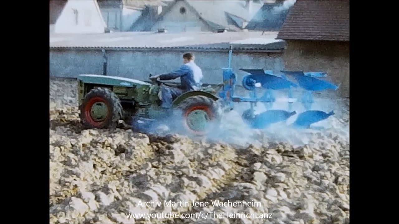 Zweitaktqualm und Allradantrieb: Pflügen mit Holder AG3 | 8mm Schmalfilme