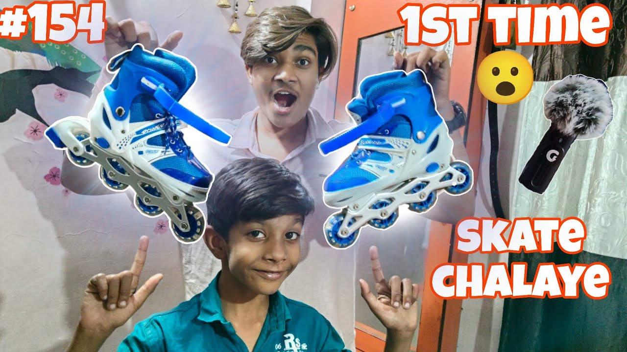 Peheli Baar Skates Chalaye! ⛸️😂 Mic Test in Heavy Noise 🎙️ | Day 155
