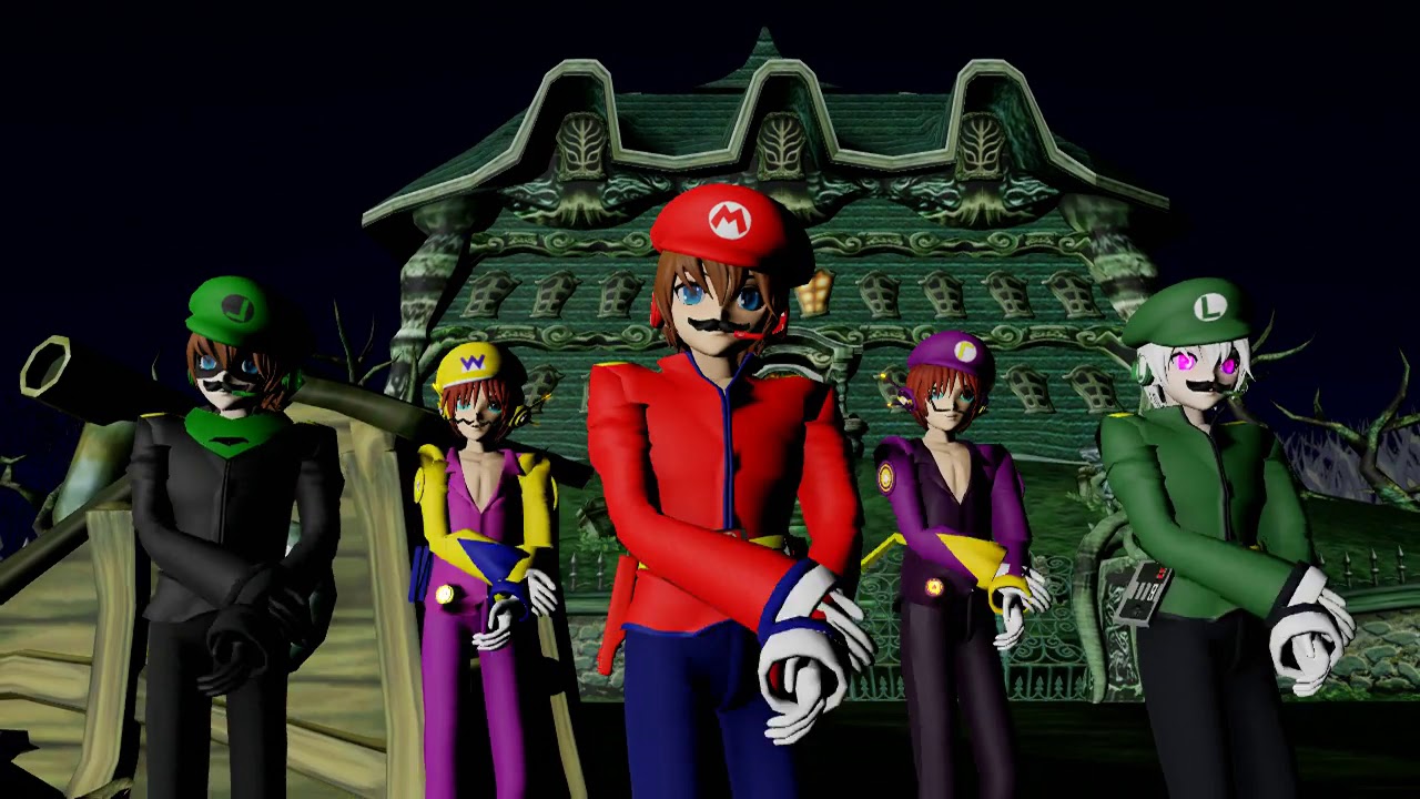 [Mario bros MMD] Thriller