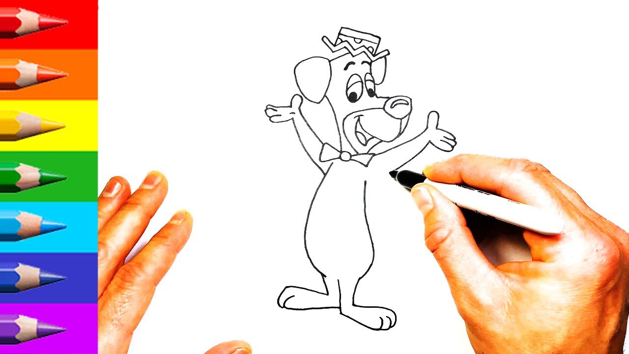 How to Draw a Huckleberry Hound!