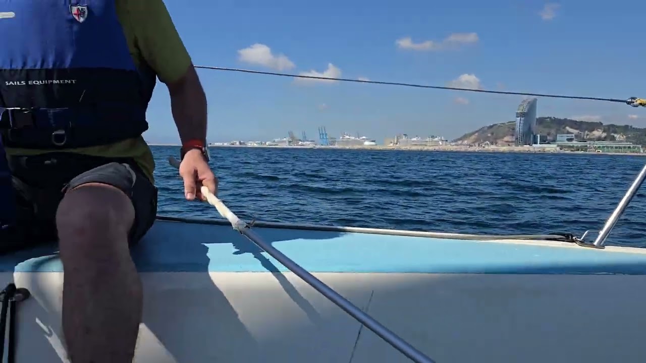 Como situarse a bordo para ganar velocidad. [Escola Port. Club de Navegación]