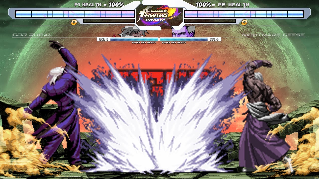 God Rugal VS. Nightmare Geese