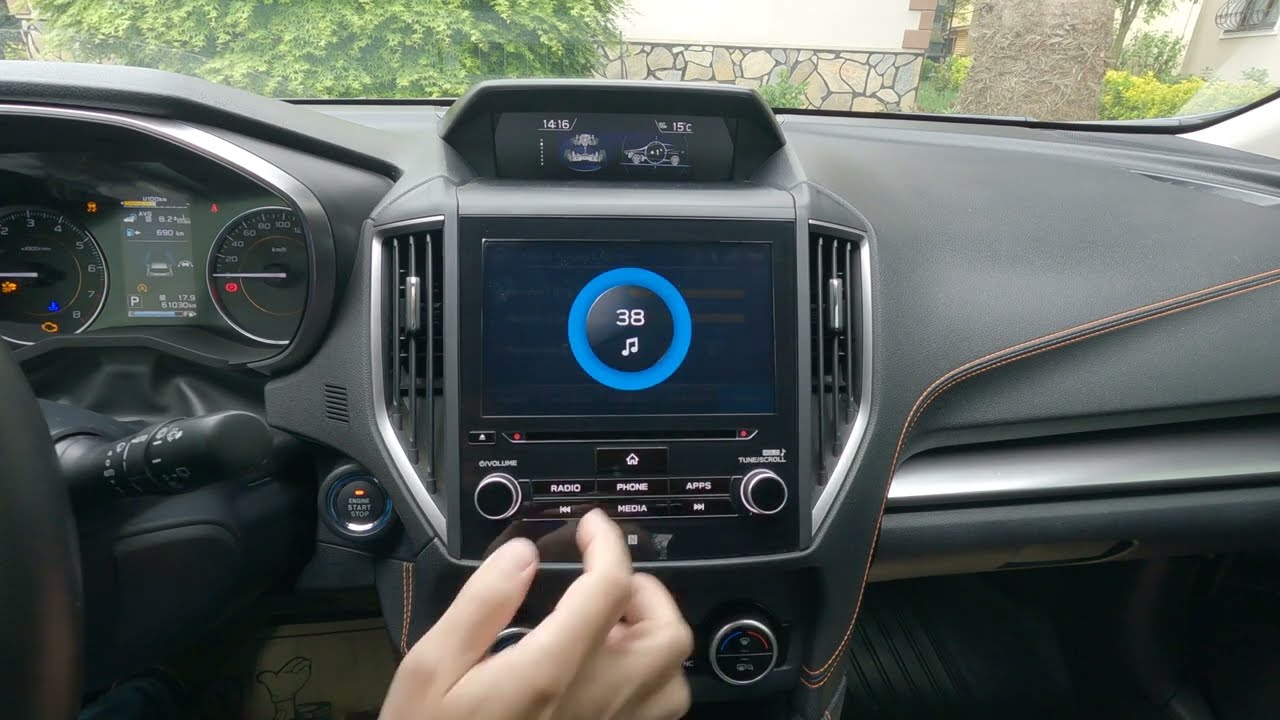 Скрытое меню #Subaru и постоянно включенная камера заднего вида