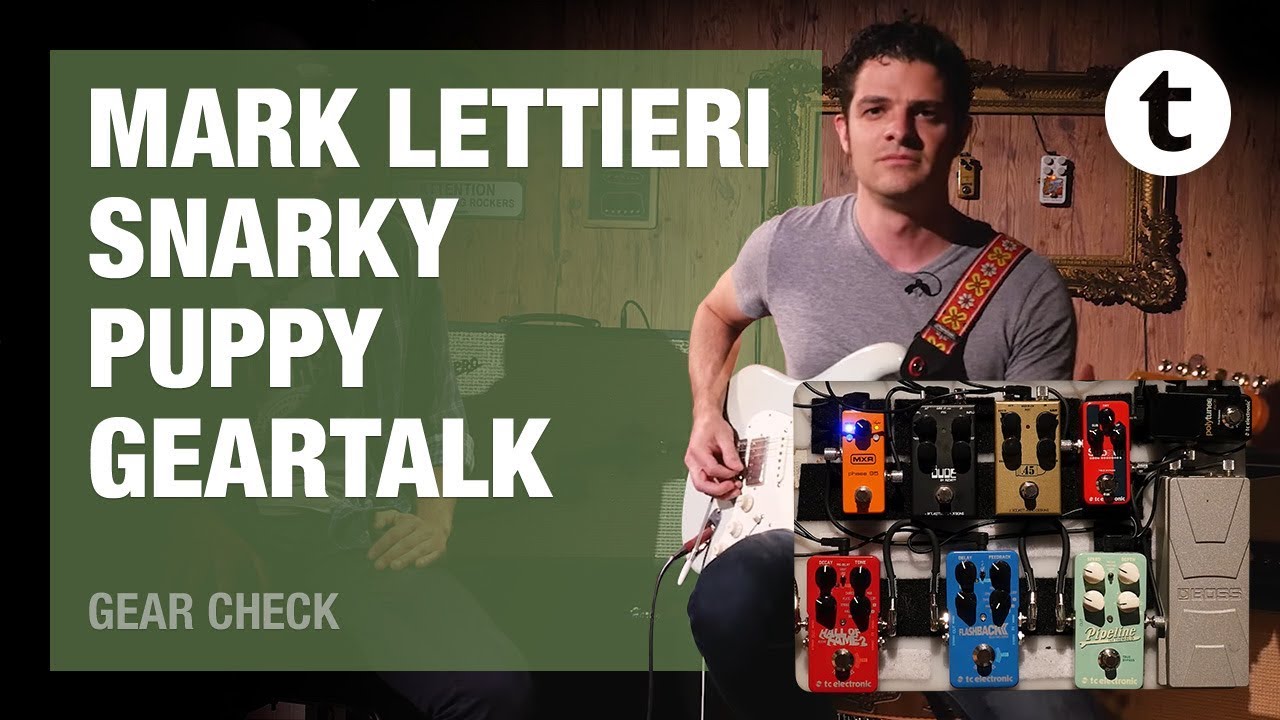 Mark Lettieri | Snarky Puppy | Best pedalboard for traveling | Thomann