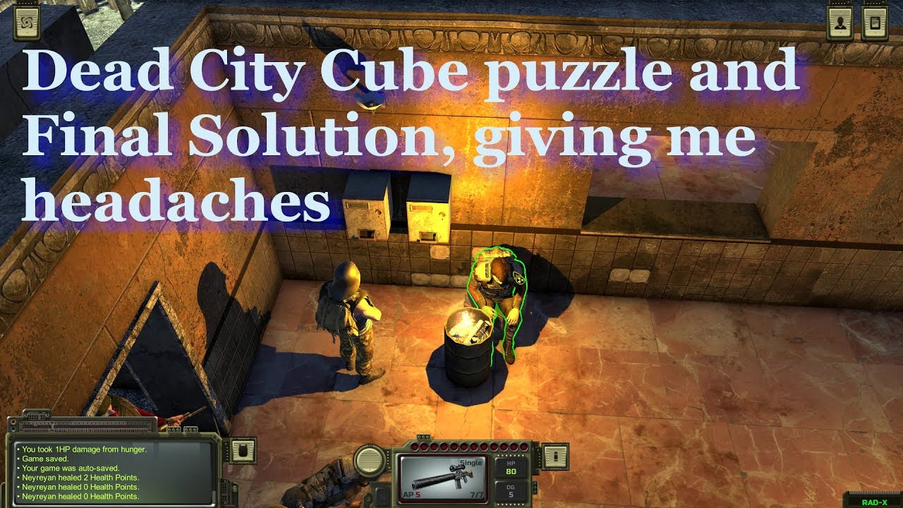 Atom Rpg Serum from Dead city cube puzzle and how to open it