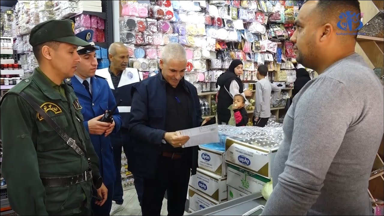 أولاد جلال: خرجة ميدانية لمصالح الدرك والأمن الوطنيين رفقة مصالح التجارة