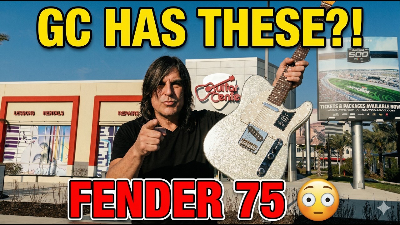 Поездка в Guitar Center стала опасной&hellip; (Тест гитар Fender 75th Telecaster и Gibson J45)