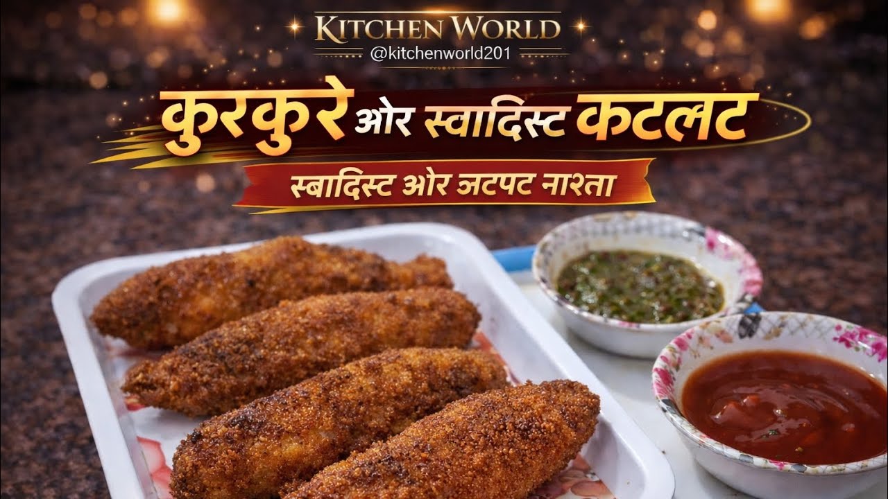 घर पर बनाएं बाजार जैसे वेज कटलेट | Crispy & Tasty#vegcutlet#cooking#viral