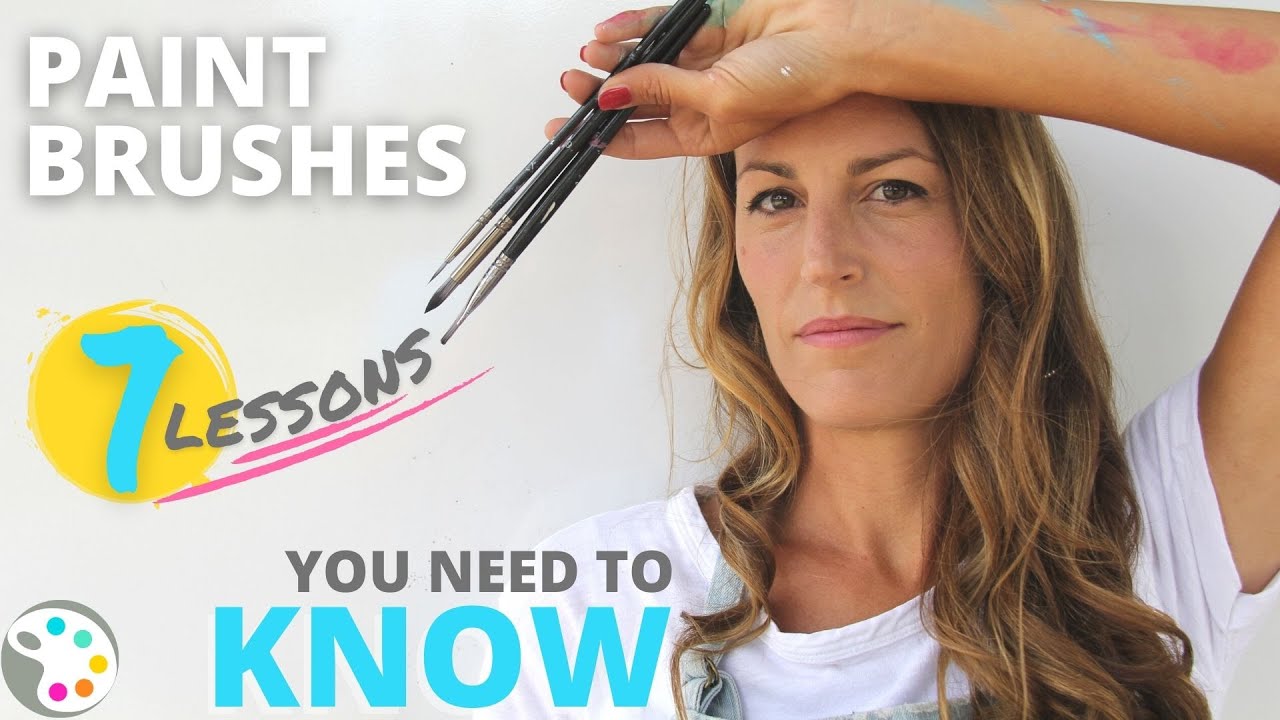 Paint Brushes for Acrylics - What Beginners NEED to Know about Paintbrushes
