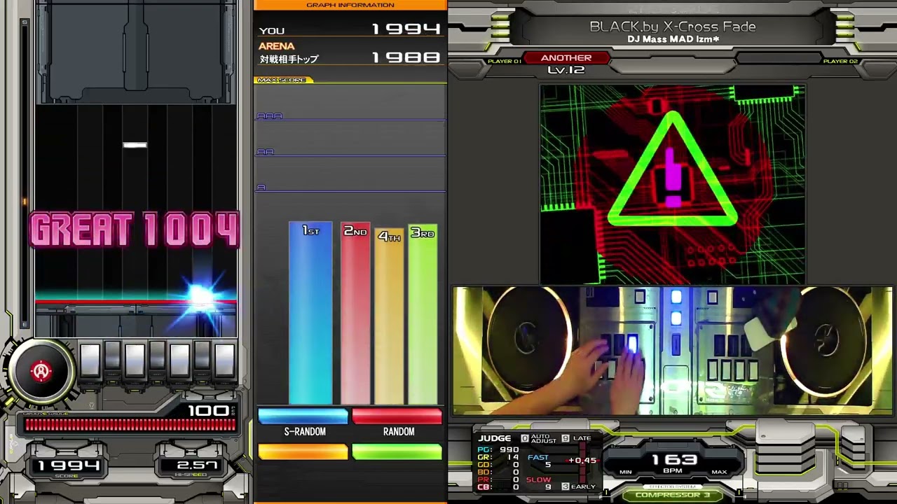 BLACK.by X-Cross Fade S-RAN 3440(MAX-36)