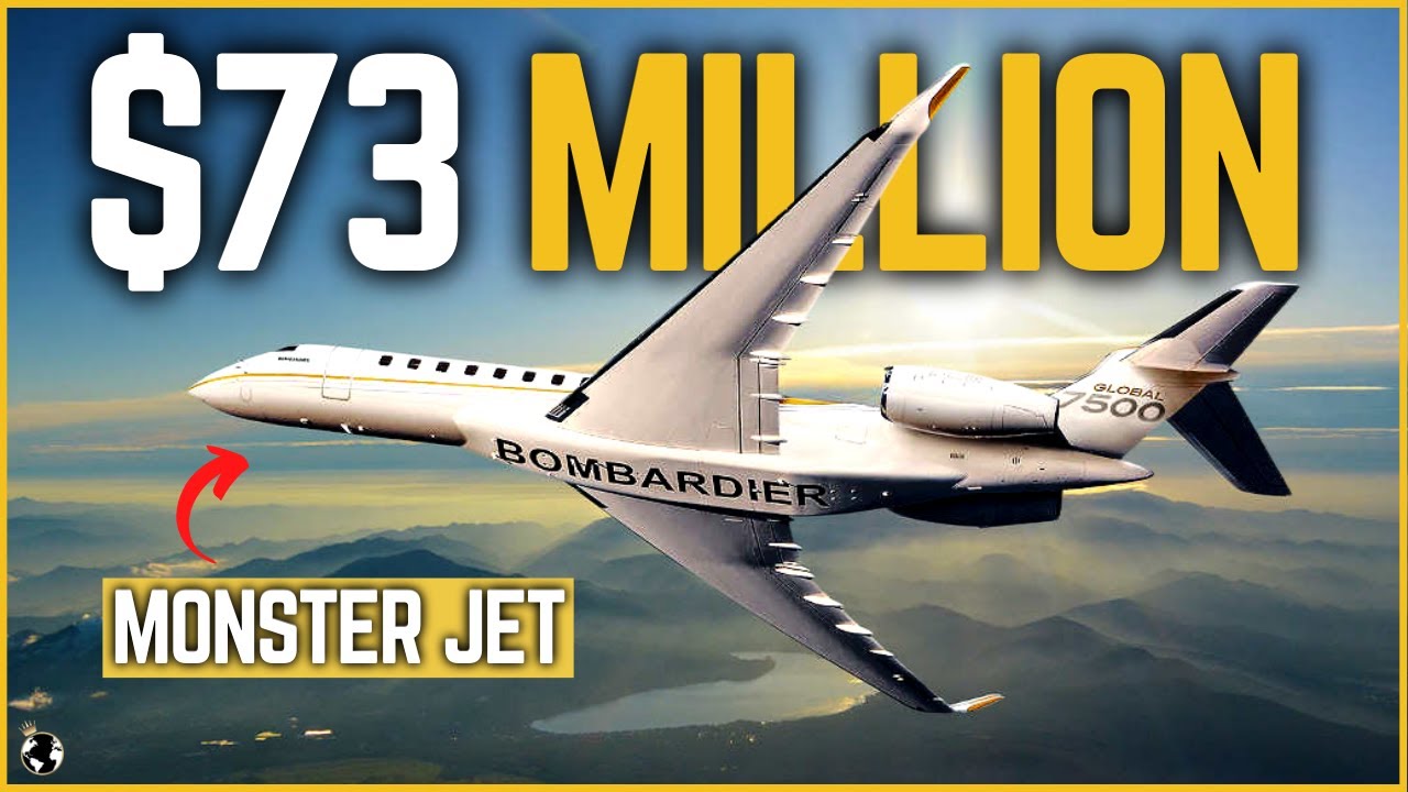 Wewnątrz samolotu Bombardier Global 7500 o wartości 73 milion&oacute;w dolar&oacute;w