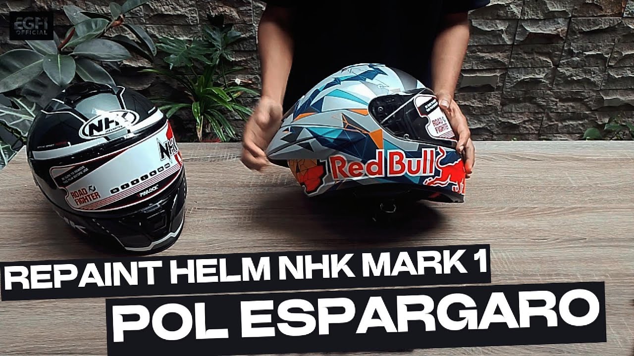 REPAINT HELM NHK MARK 1 ALA MOTO GP