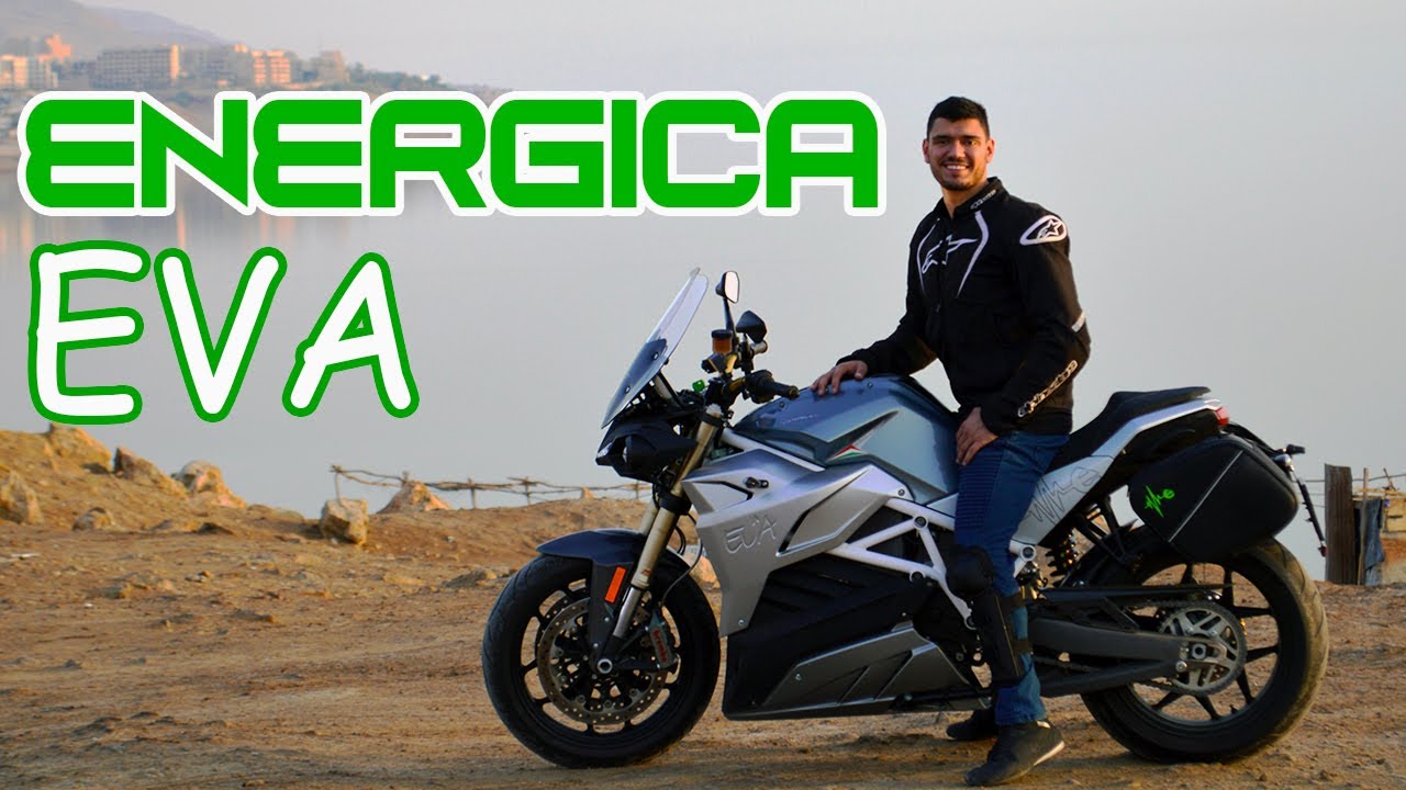 قيادة أقوى  دراجة كهربائية إلى أخفض منطقة على وجه الأرض | Energica Eva