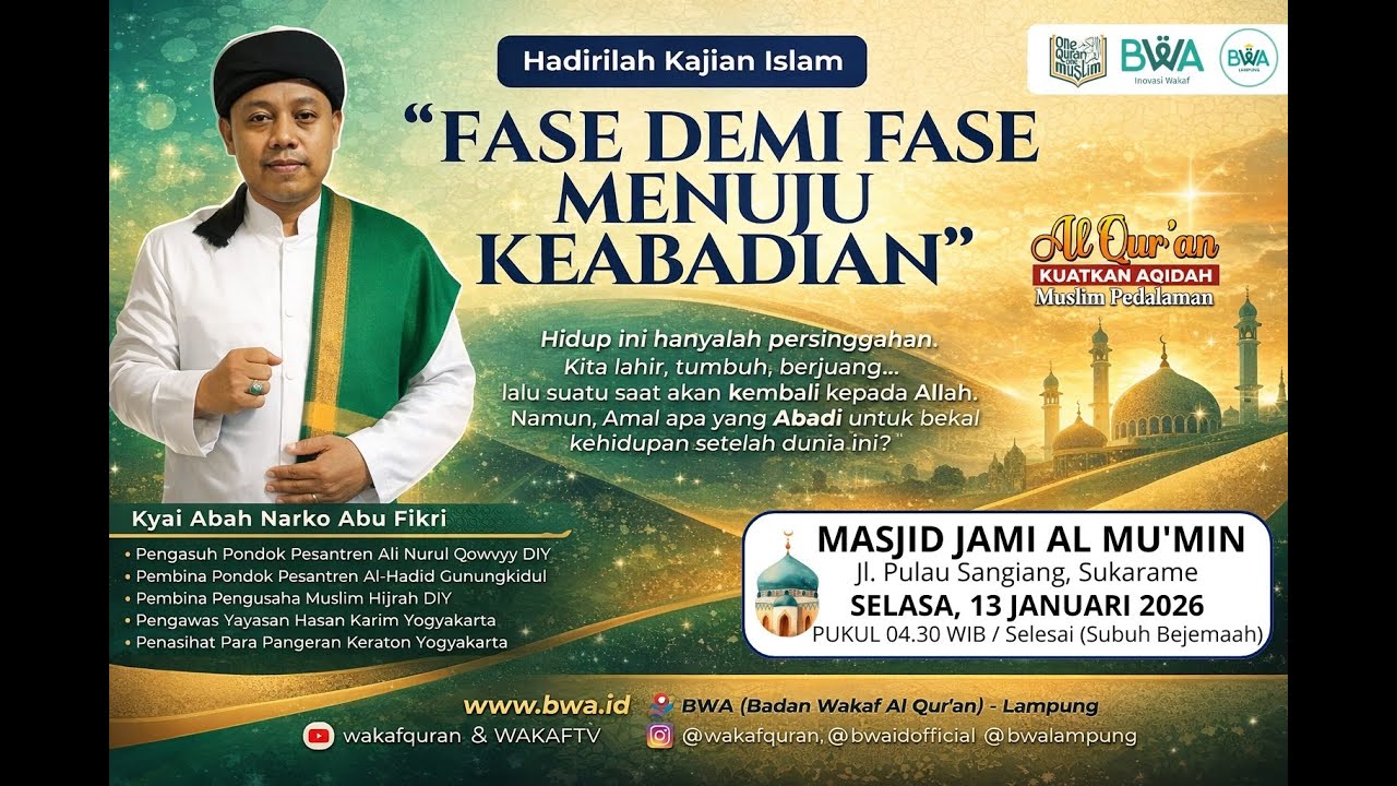 Kajian Islam Bersama Kyai Abah Narko Abu Fikri | 