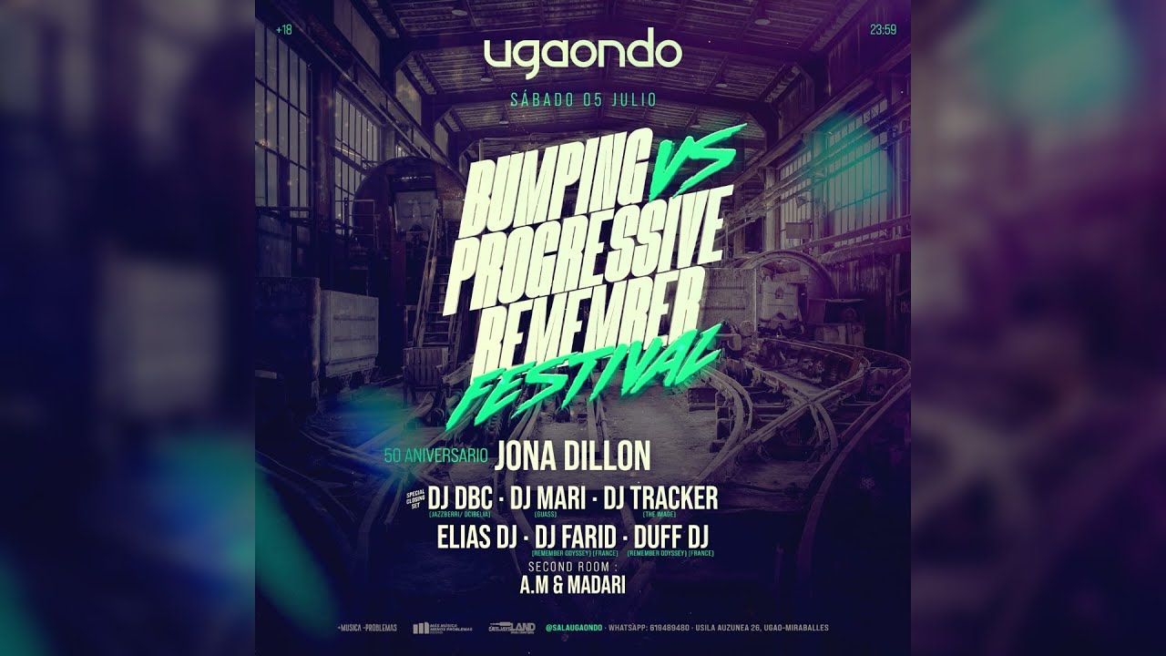 Elias Dj @ Ugaondo (Bumping vs #Progressive #Remember Festival) | Progressive con trance y bumping