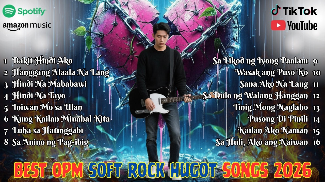 Best OPM Soft Rock Hugot Songs 2026 – Emotional Tagalog Love Ballads for Broken Hearts Mix
