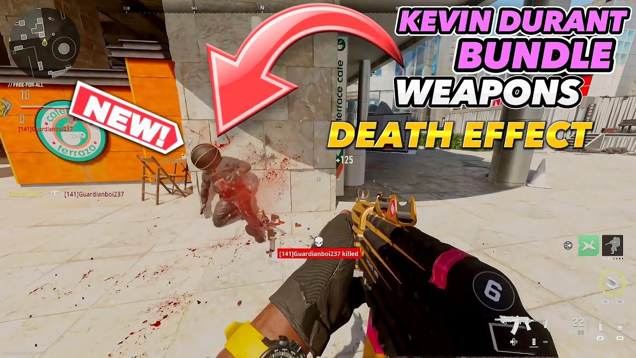 MW2 KEVIN DURANT WEAPONS DEATH EFFECT | WARZONE 2 Kevin Durant
