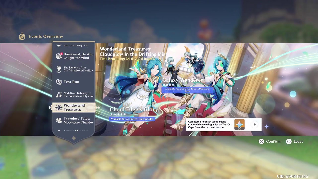 GENSHIN EVENT TIME