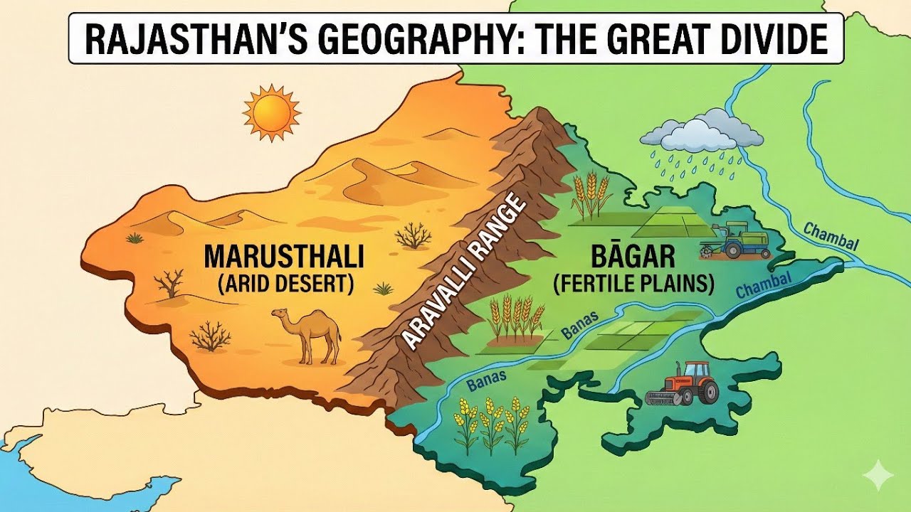 Bāgar: The Fertile Heart of Rajasthan | Geography of the Eastern Plains