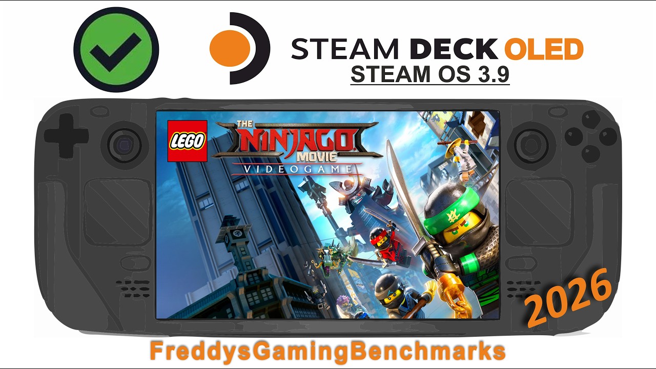 The Lego Ninjago Movie Video Game on Steam Deck OLED with Steam OS 3.9