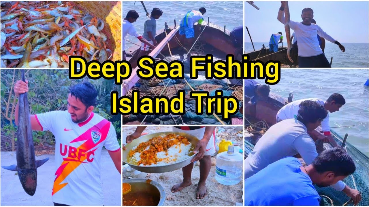 Deep Sea Fishing | Uttan Island Trip | Fresh Fish Cooking