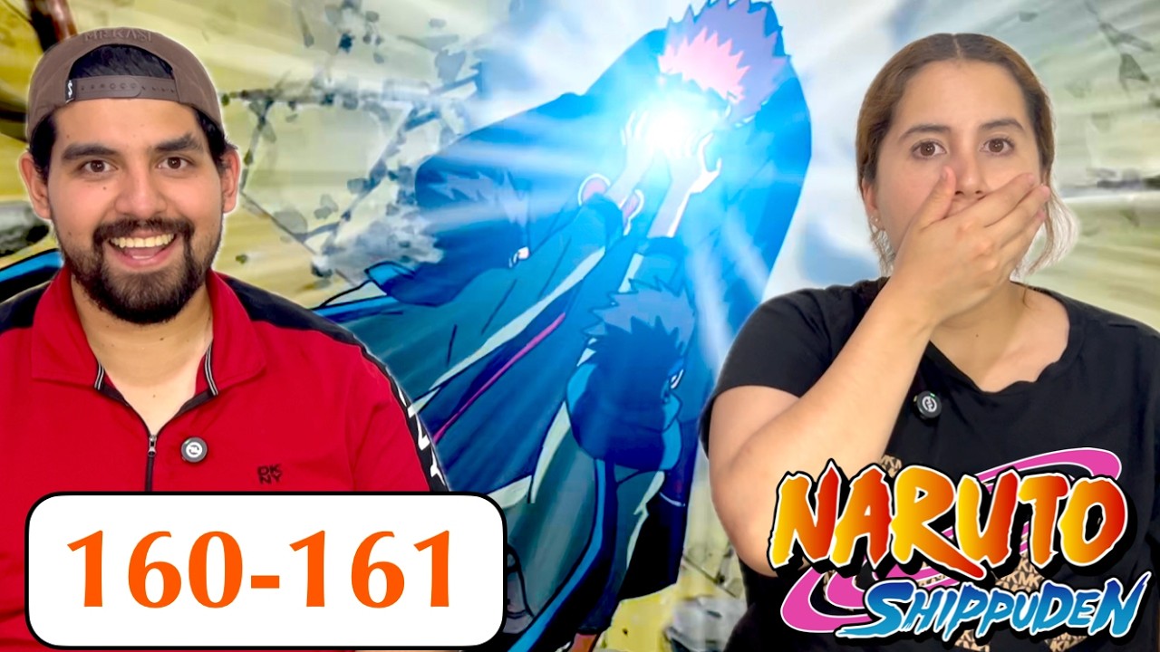 MI ESPOSA REACCIONA POR PRIMERA VEZ A NARUTO SHIPPUDEN capitulo 160-161
