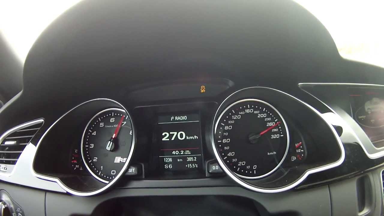 AUDI RS5 B8 LAUNCH CONTROL 0-273km/h