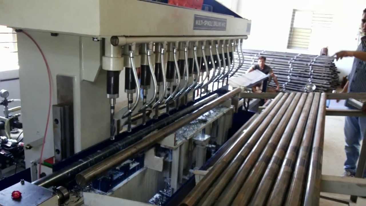 Multi-spindle Drilling Machine for scaffolding Industry