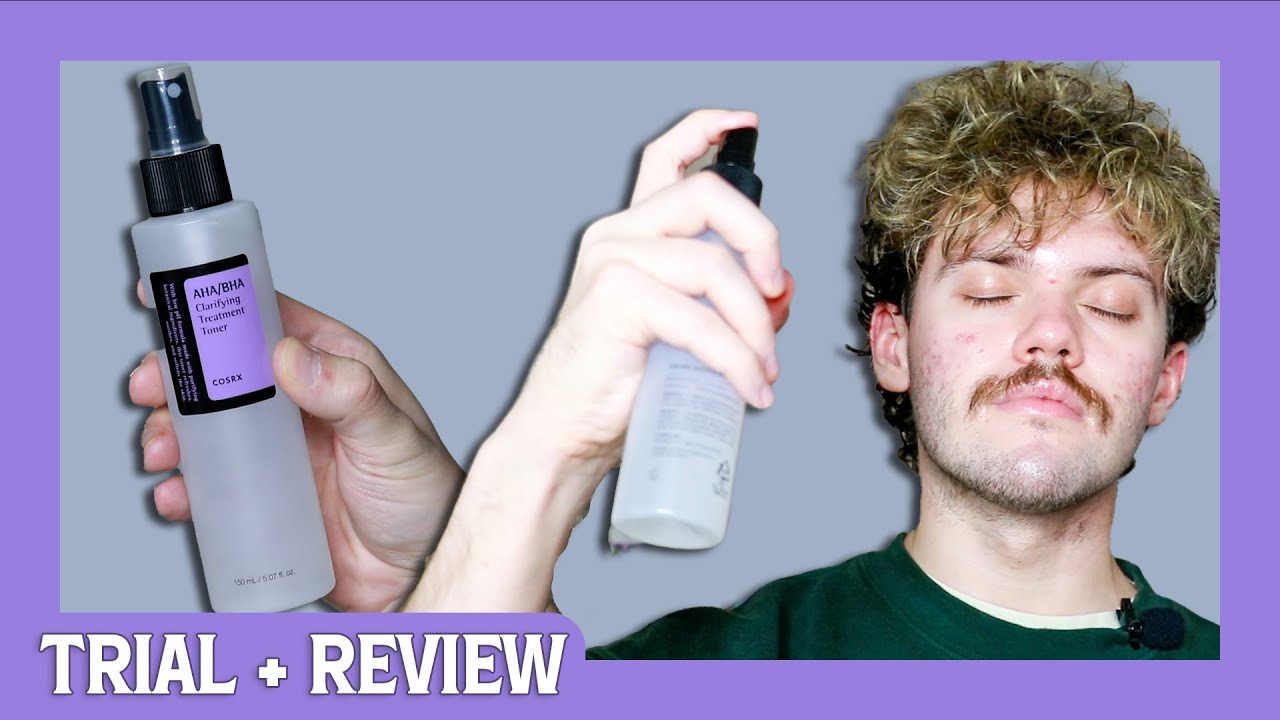 cosrx aha bha clarifyling treatment toner | trial + review